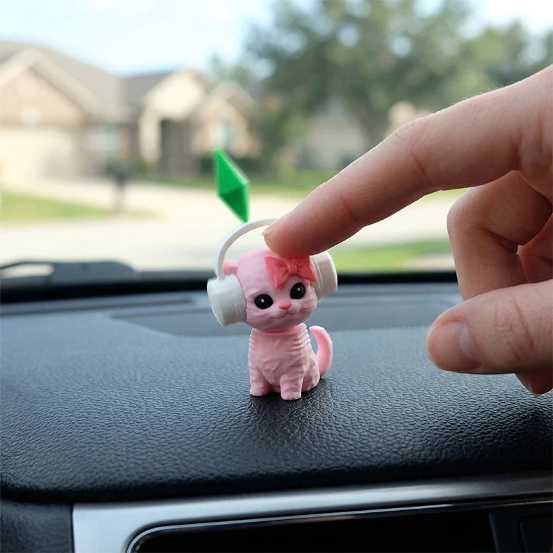 Wiggly Kitty Car Companion: Your Dash Just Got Cuter & Cooler!