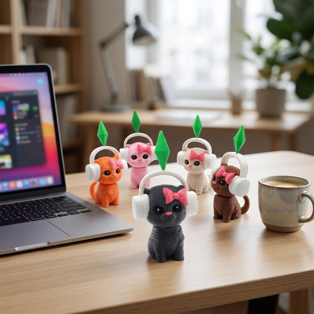 Wiggly Kitty Car Companion: Your Dash Just Got Cuter & Cooler!